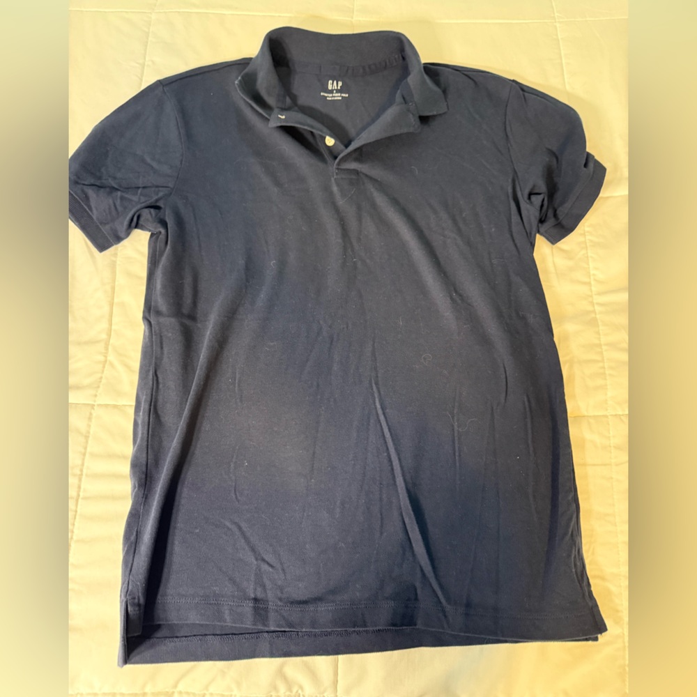 Gap Mens Stretch Pique Polo Cotton Short Sleeve Tee Top
